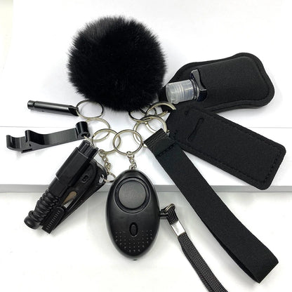 *CLASSIC COLOR COLLECTION* Safety Keychain Full Set, Self Defense Security Keychain Set