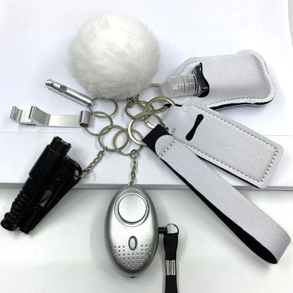 *CLASSIC COLOR COLLECTION* Safety Keychain Full Set, Self Defense Security Keychain Set